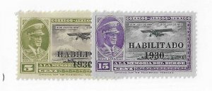 Mexico Sc #C29-C30  set of 2 airmails LH VF