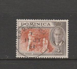 Dominica 1951 4c CDS Used SG 124