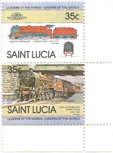 St. Lucia 618 (mnh se-tenant) 35