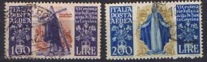 Airmail Italy SC C 127-128 SCV $65.