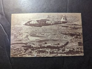 1937 Peru Air France RPPC Postcard Cover to Bern Switzerland