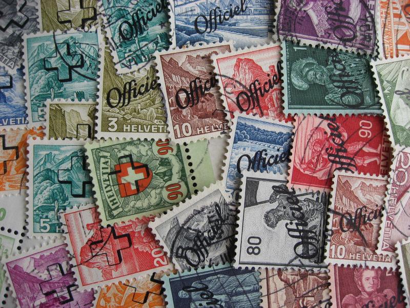 Switzerland 31 different M&U official stamps interesting group!