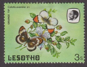 Lesotho 423 Orange Tip Butterfly 1984