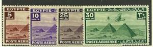 Egypte # C34-37,Mint Hinged