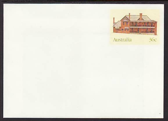 Australia Architecture Unused Postal Envelope 