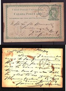 Newfoundland cover-#13966-Canada-2c UPU card-Twillingate