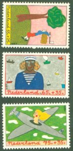 NETHERLANDS B632-4 MNH CV $3.15 BIN $1.95