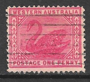 Australian States Western Australia 90: 1d Swan, used, F