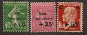 France B28-B30 Set Mint hinged