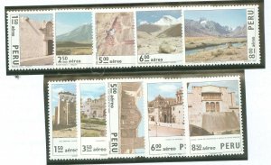 Peru #C390-C399 Unused Single (Complete Set)