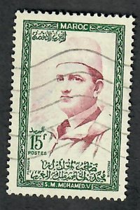 Morocco #3 Sultan Mohammed used single