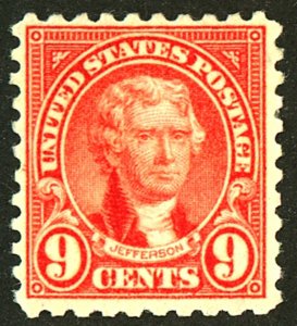 U.S. #590 MINT OG LH