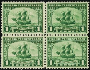 548, Mint VF NH 1¢ Block of Four Stamps - Stuart Katz