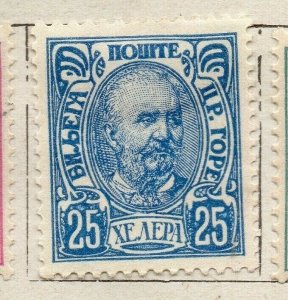 Montenegro 1902 Early Issue Fine Mint Hinged 25h. NW-173936