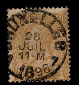 Belgium Scott 58 Used without label margin tear corner crease nice cancel