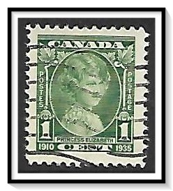 Canada #211 Princess Elizabeth Used