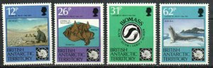 British Antarctic Territory Stamp 180-183  - Antarctic Treaty