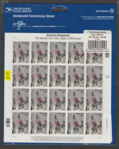 U.S. Scott #B2 September 11 - IN PACKAGE - Highlighted UL Plate - Mint NH Sheet