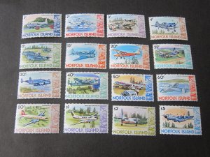 Norfolk Island 1980 Sc 256-74 set MNH