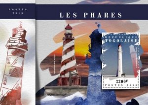 Togo - 2018 Lighthouses on Stamps - Stamp Souvenir Sheet - TG18106b