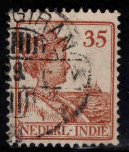 Netherlands Indies  Scott 128 used Queen Wilhelmina stamp