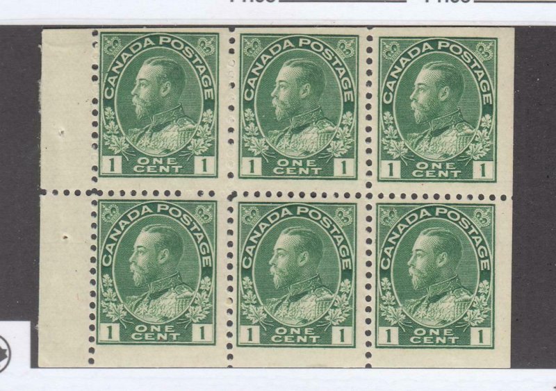 CANADA KX55 # 104a VF-MNH BOOKLET PANE CAT VAL $100