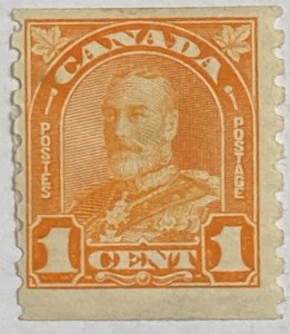 CANADA 1930-31 #178 King George V 'Arch/Leaf' Issue Coil - MH