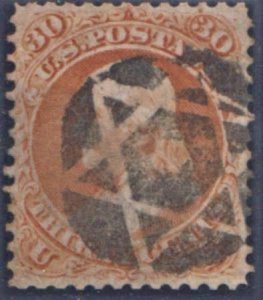US 71 Early Classics Used with Small Faults - Outlined 6 Pointed Star