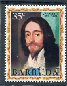 Barbuda 1970 KING CHARLES I OF ENGLAND 1 value Perforated Mint (NH)