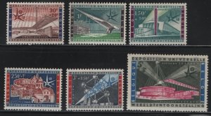 BELGIUM  B619-B624   MINT HINGED  SET
