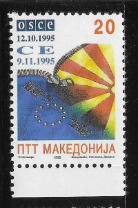 Macedonia 1995 Admission to council of Europe Sc 62C MNH A3746