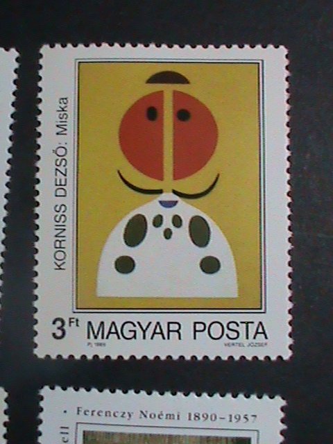 ​HUNGARY STAMP:1989 SC# 3209-12, 3249-50 MODERN ART PAINTING MNH TWO SETS