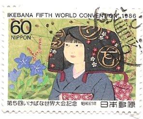 Japan 1705 (used) 60y Ikebana Convention (1986)