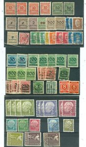 GERMANY EARLY   ACCUMULATION...MANY MINT/USED