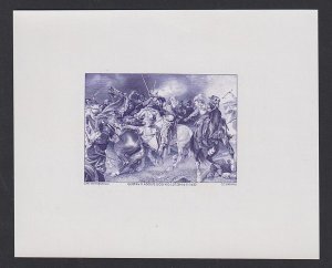 Czeslaw Slania Battle of Lutzen limited edition engraving in folder