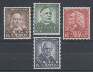 Germany Sc B334-B337 MNH. 1953 Semi-Postals complete, F-VF