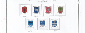 LATVIA - 2000 - Coats of Arms - Perf 7v Set - Mint Lightly Hinged