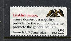 Scott # 2357  used BP single  Drafting the Constitution