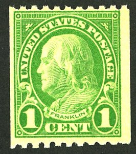 U.S. #604a MINT OG NH