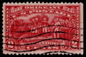 U.S. Scott #644: 1927 2¢ Surrender of Burgoyne, Used, VF, edge