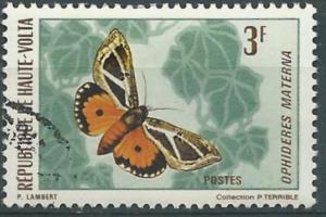 Burkina Faso # 246 Butterfly   (1) Used CTO