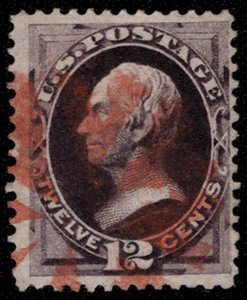 MALACK 162 F-VF, red cancel, GREAT! c1034