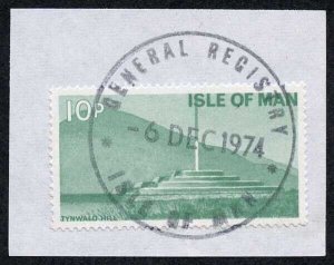 Isle of Man 10p QEII Pictorial Revenue CDS On Piece