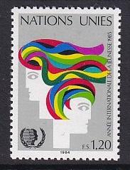 United Nations Geneva   #128   MNH  1984   international youth year