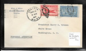 #E17 to President Harry S Truman Augusta Maine Mar/19/1947 (my3018)