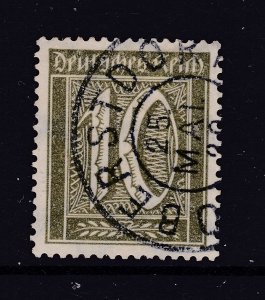 Germany a 10pf from 1921 Mesh watermark used