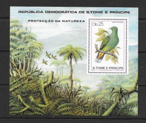 BIRDS - ST THOMAS & PRINCE #547   MNH