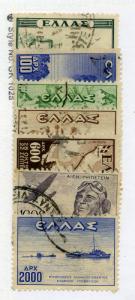 GREECE 490-496 (MISSING 497) USED SCV $5.75 BIN $2.20 PLACES