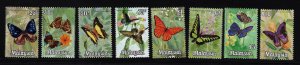 1970 Malaysia, Stanley Gibbons # 64/71 - Butterflies - MNH**