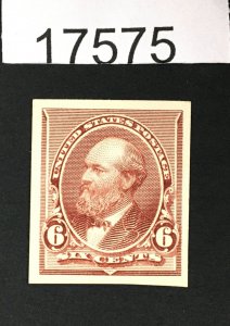 MOMEN: US STAMPS # 224P4 PROOF ON CARD VF $20 LOT #17575